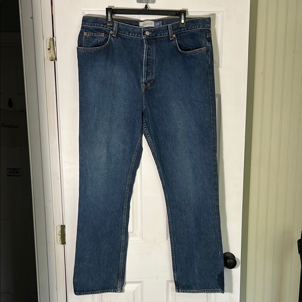 GAP Women's Boot Cut Jeans - Dark Blue Denim